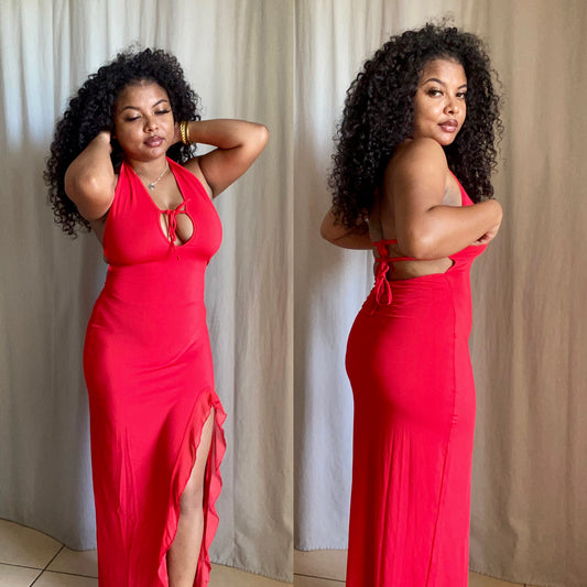 Robe Louise rouge