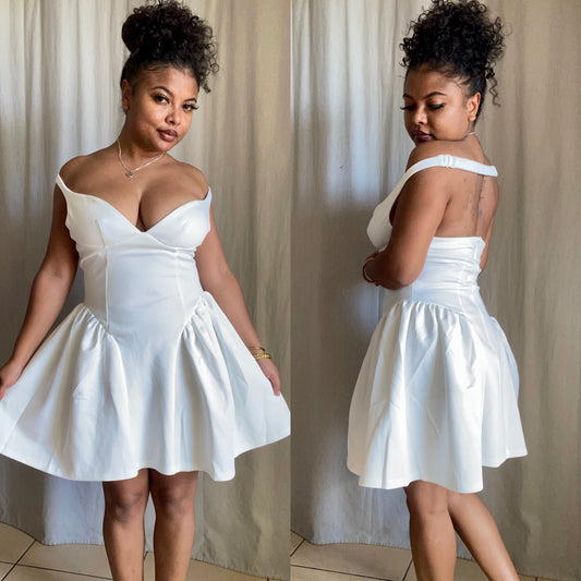 Robe Joyce blanche